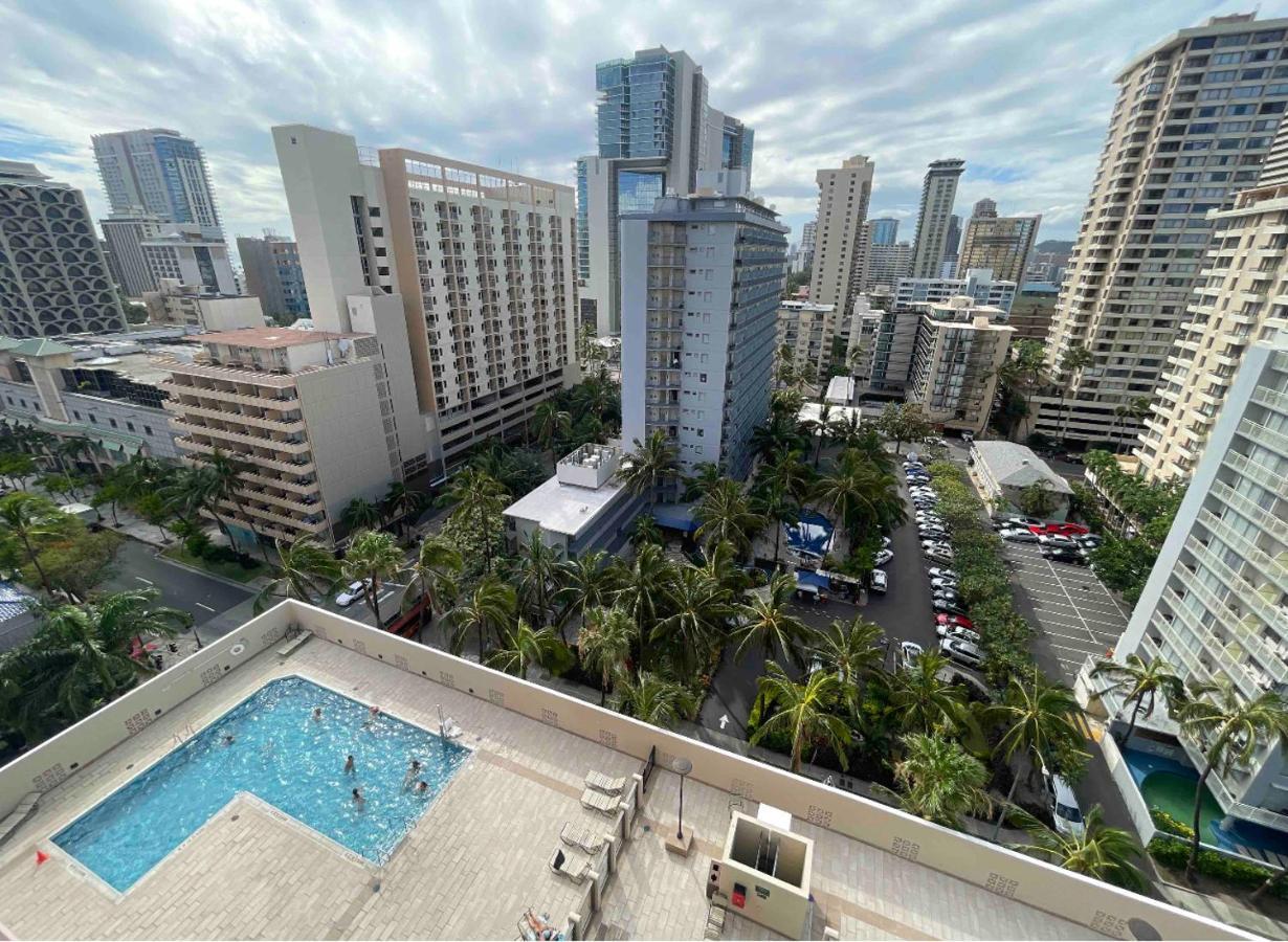 1414- Heart Of Waikiki With Kitchen - Free Parking - City View Honolulu Luaran gambar